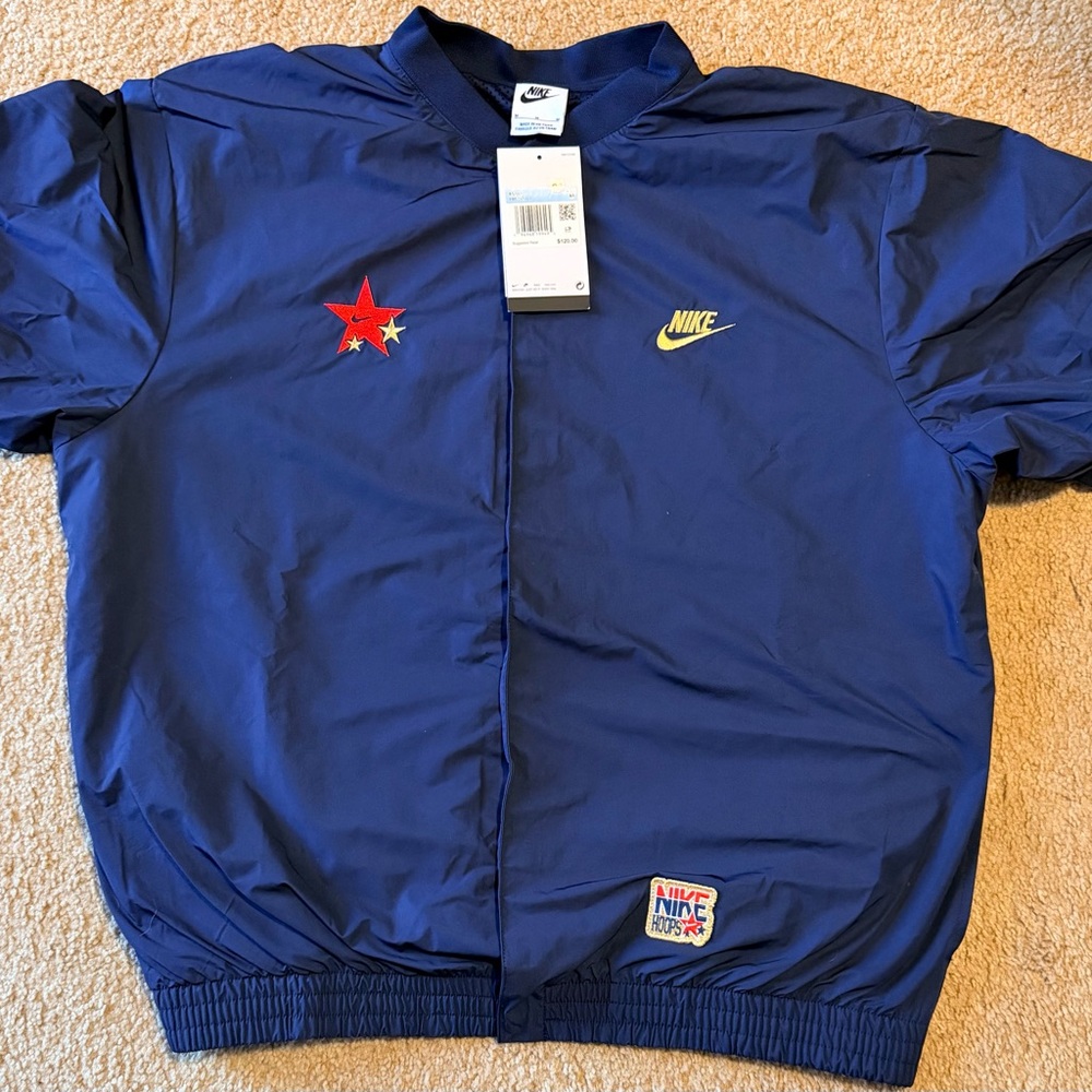 Nike Hoops Authentic USA Basketball Warm-Up Shirt Mens M  *Free shipping!*